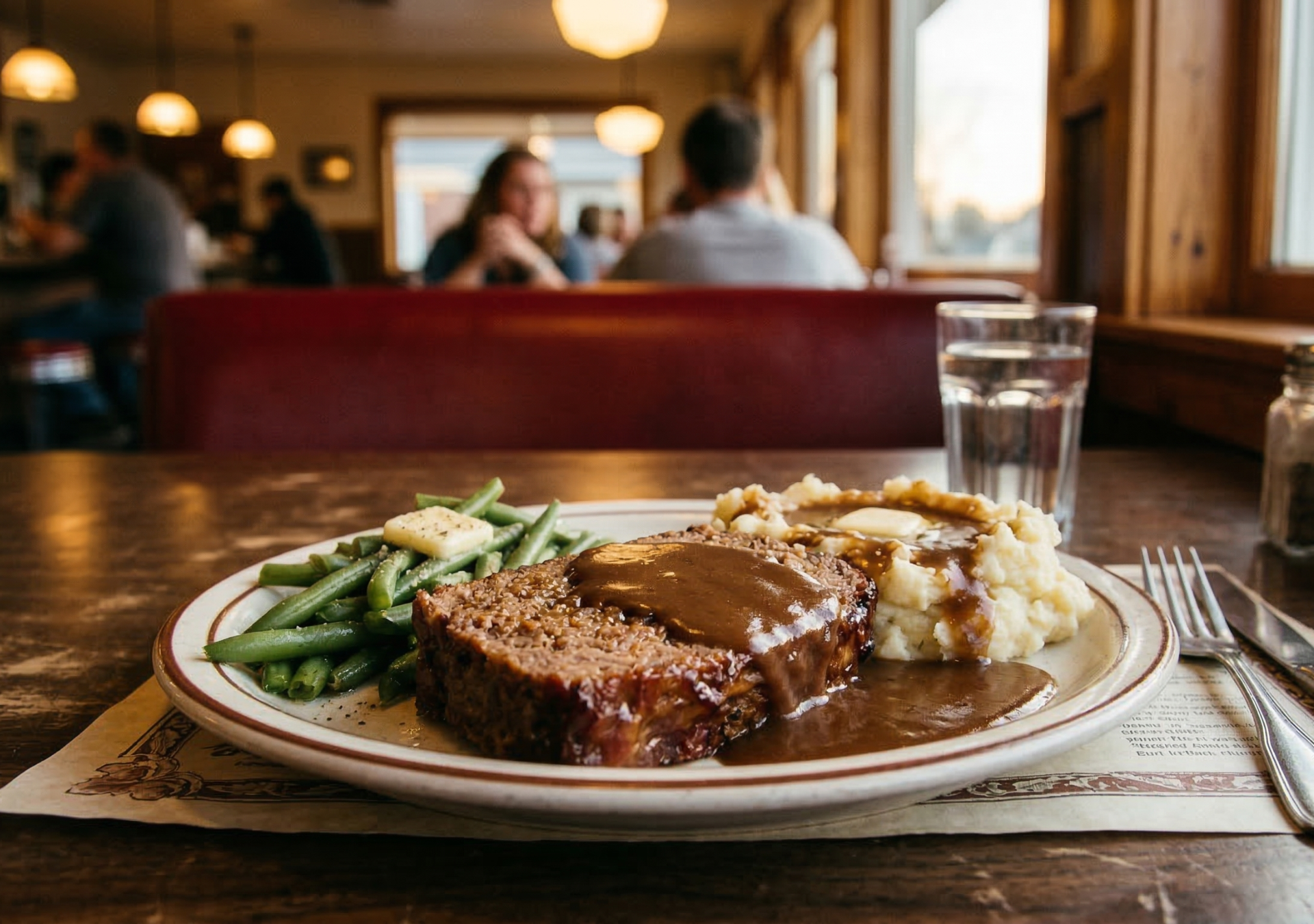 Meatloaf at Sunny Side Diner