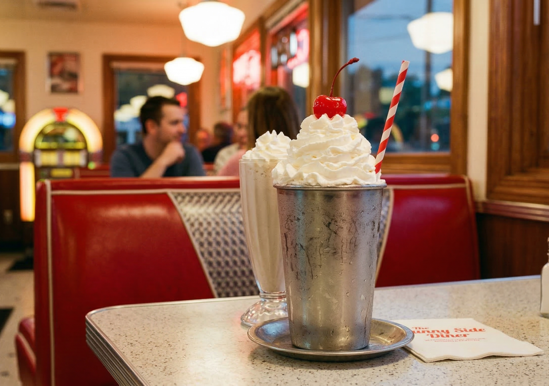 Milkshake at Sunny Side Diner