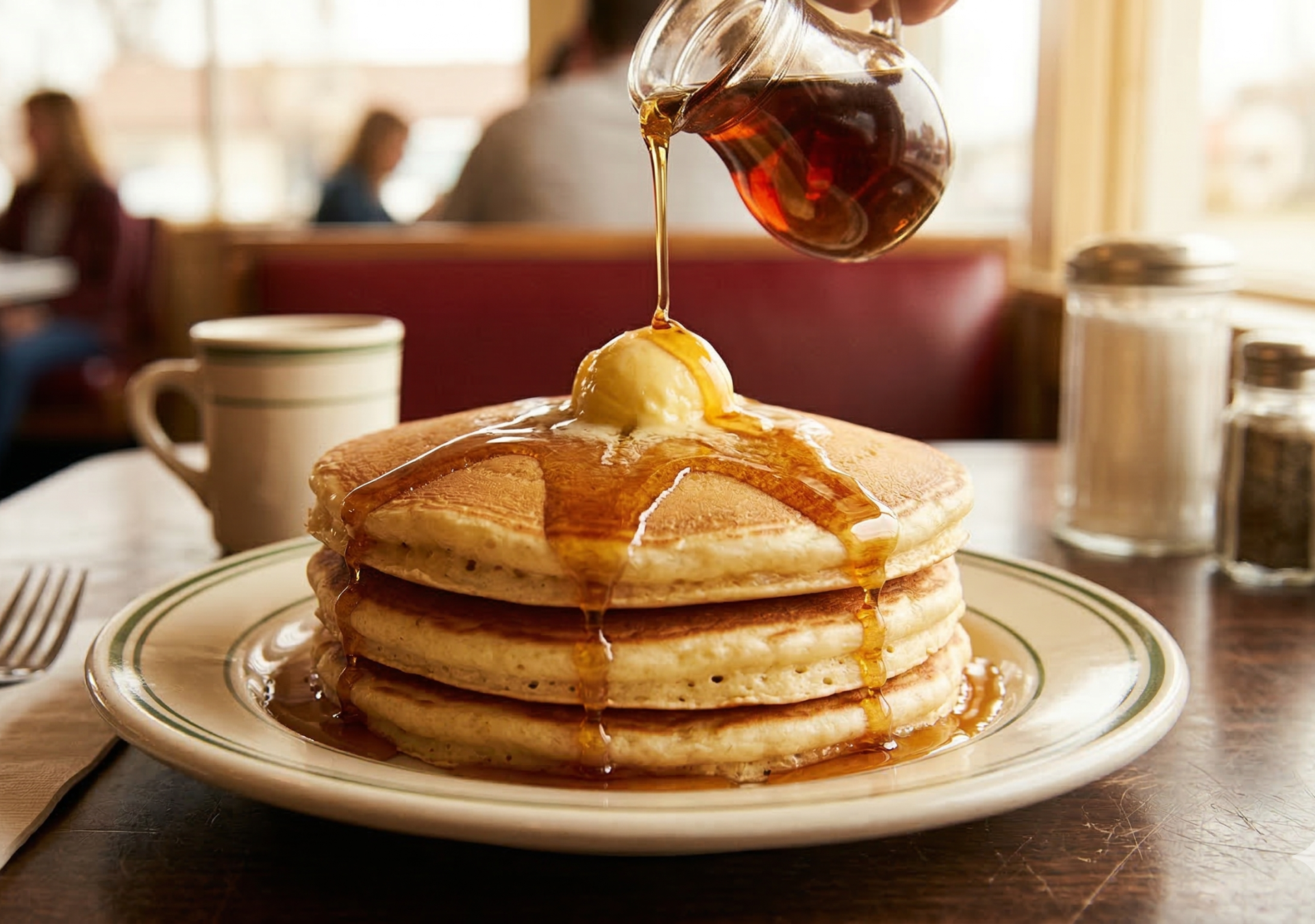 Pancakes at Sunny Side Diner